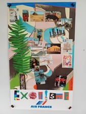 Affiche AIR FRANCE Exotisme  Roger BEZOMBES