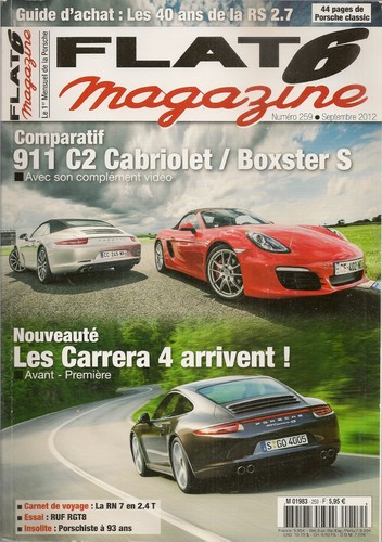 Flat 259 porsche - 981, boxster