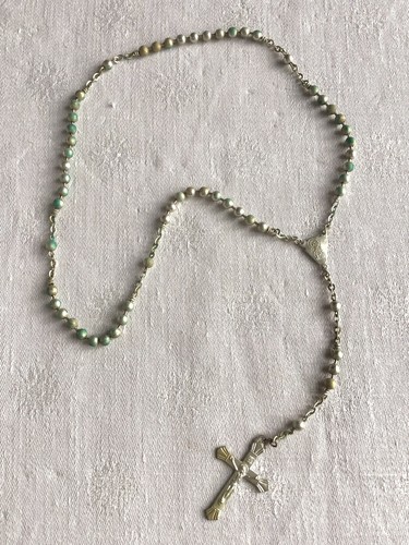 Chapelet ancien perles - en,