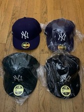 Aime Leon Dore x New Era: Chain Stitch Yankee Hat Navy Purple Green 7, 1/4, 1/2