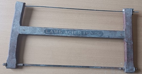 Scie cadre ancienne lame - scie, "lame