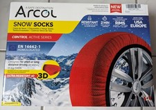 Chaussettes à Neige Textile Homologué EN 16662-1 Taille XS