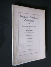 ALSACE : GOLDBACH ALTENBACH GEISHAUSEN SIFFERLEN 1912