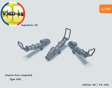 Set Chariot Bouteilles d'air comprimé type ABG (X3) -  1/48