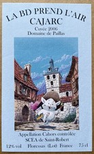 Masbou BD Étiquette de vin