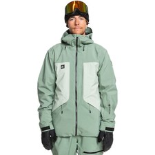 Quiksilver Forever Veste de Ski Hommes Snow Surf des Neiges Vert Neuf