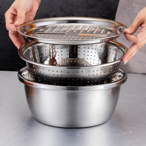 Bassin inox passoire - bassin, en