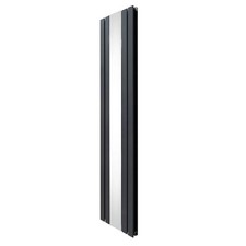 Radiateur Plat Miroir Intégré Double Colonne Gris Anthracite 1800 x 425mm