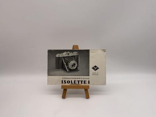 Agfa isolette manuel - isolette, i