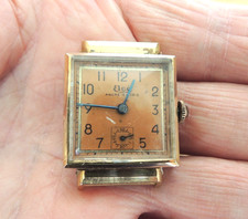 montre ELGE  ANCRE 15 RUBIS  A RÉPARÉ / BALANCIER  HS / LUNETTE ET ANSES BLINDER