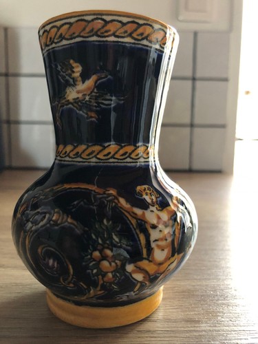 Petit vase gien - gien, décor