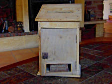 Ancienne boite aux lettres en bois,RARE,manoir,décoration XIXe siècle