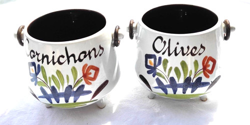 Pot olives et 1 cornichons - pot,