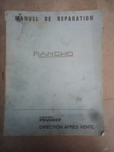 Rancho manuel reparation - rancho,