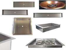 DIY Feu Table Acier Inoxydable Goutte en Embouts / Résistant Poêle Par