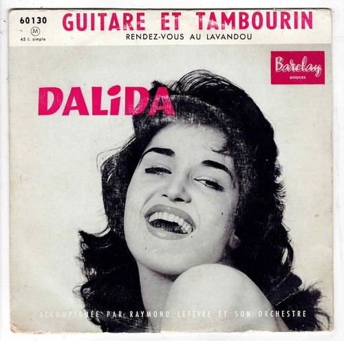 Dalida guitare et tambourin - dalida,