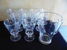 9 verres + carafe - musées