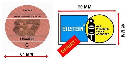 Vignette fiscale 1987 collage - vignette,