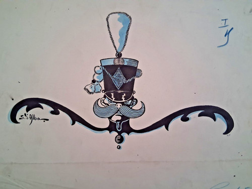 Dessin original signé - , s