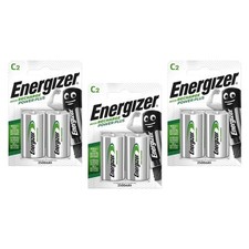 [138740-3] Energizer Lot de 3 Blisters de 2 Piles rechargeables HR14 Power Pl...