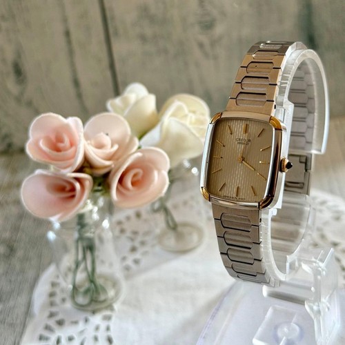 Montre seiko credor carrée - montre,