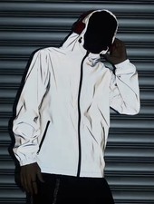 Fashion Reflective Jacket Veste Réfléchissante   Coupe-vent Hiphop (S M L XL..