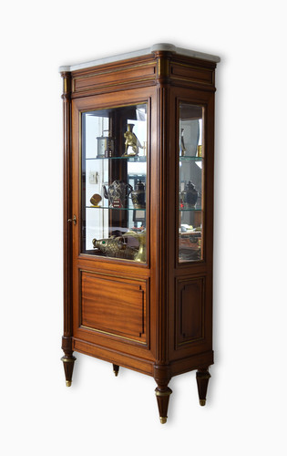Vitrine argentier louis - xvi, en