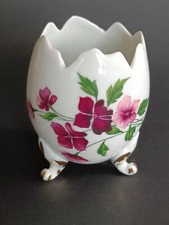 **VASE OEUF EN PORCELAINE DE LIMOGES CREATIONS BAUD