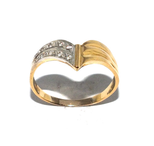 Bague lot deux or jaune - lot,