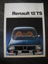BROCHURE CATALOGUE RENAULT 12