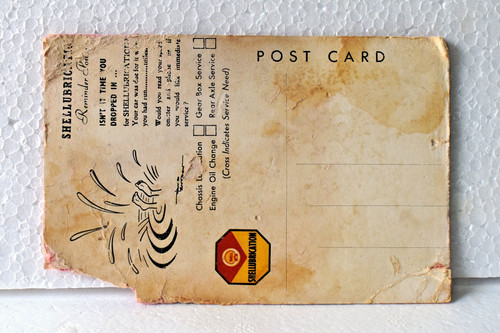 Carte postale publicitaire - carte,