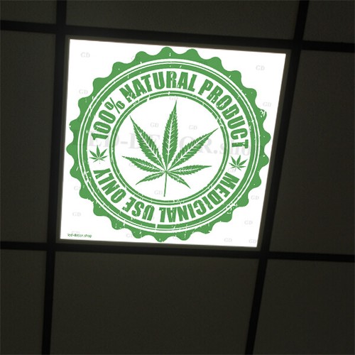 Décor cbd plexi diffusant - 12.,