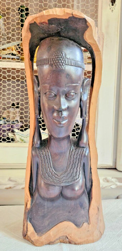 Statue buste femme denudee - statue,