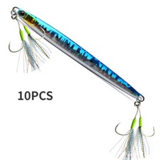 10pcs Eau de Mer Pêche Leurre