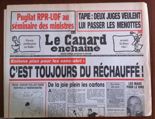 Canard enchaîné du - le,