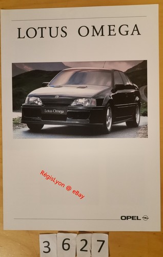 Opel lotus omega prospectus - opel,