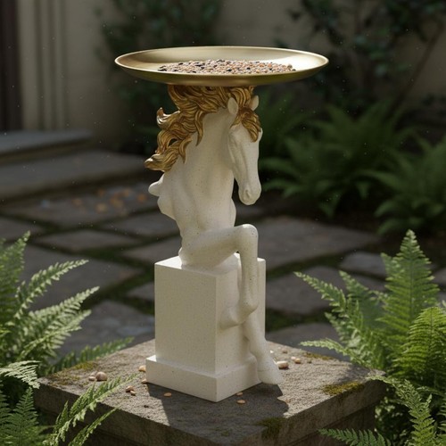 Mangeoire oiseaux statue - mangeoire,