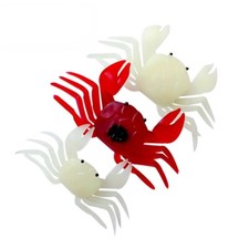 1pcs PVC P??che Crabes Souple