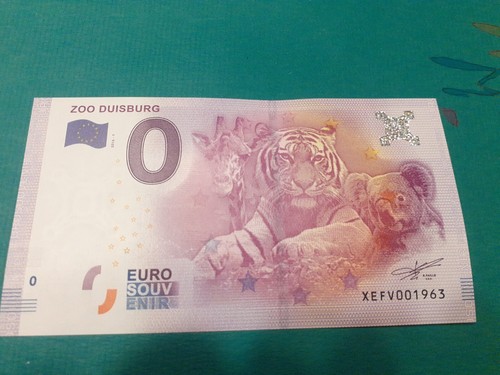 Billet zero euro schein - zero,