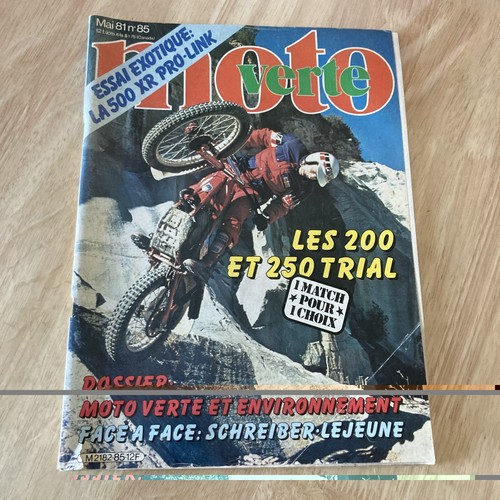 Moto verte 1981 trial - moto,