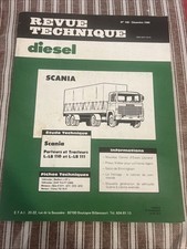 Revue Technique Scania L LB 110 111 PORTEURS TRACTEURS Moteurs D Ds 11 01 11 02