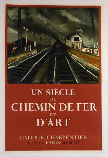 1955 poster entoilé - poster, un