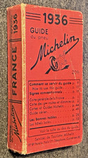 Guide michelin rouge 1936 - guide,