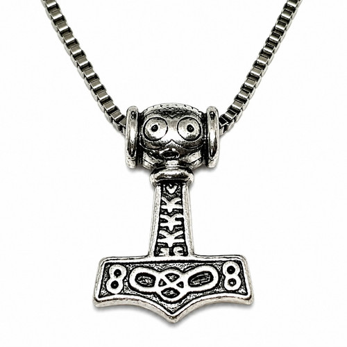 Collier marteau mjolnir thor - collier,