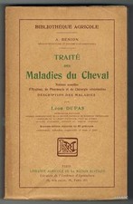 DUPAS Traité des maladies du cheval Maison rustique figures 1921