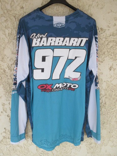 Maillot moto cross porté par