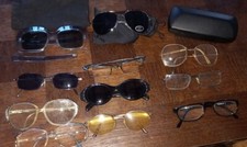 lot 11 lunettes anciennes