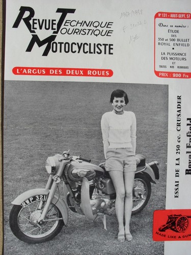 Royal enfield moto 1958 - royal,