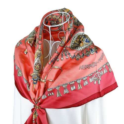 Foulard vintage soie hermes - vintage, en
