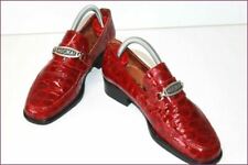 KOOKAI Mocassins Cuir Verni Brillant Rouge Foncé T 36 TBE